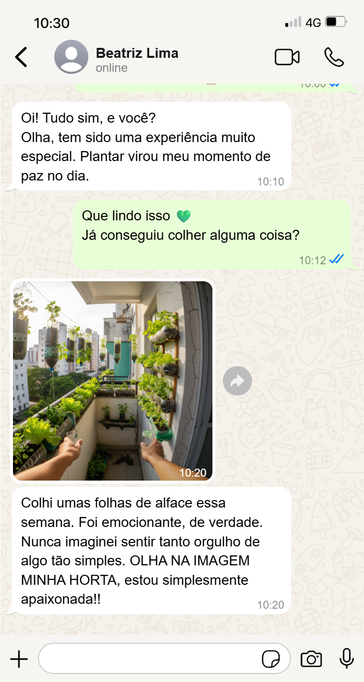 Conversa WhatsApp - Beatriz Lima